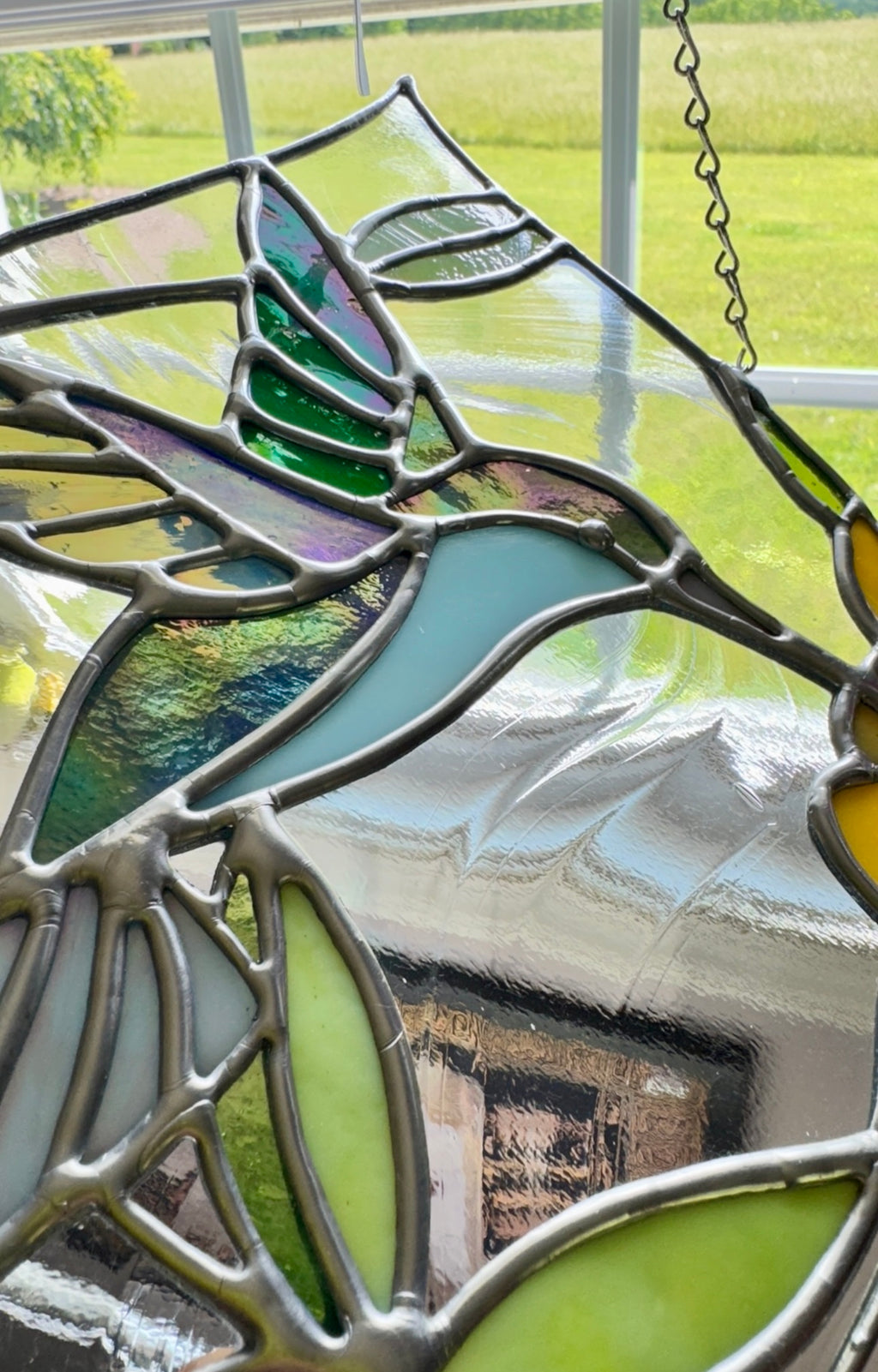“Hummingbird in Motion” Suncatcher