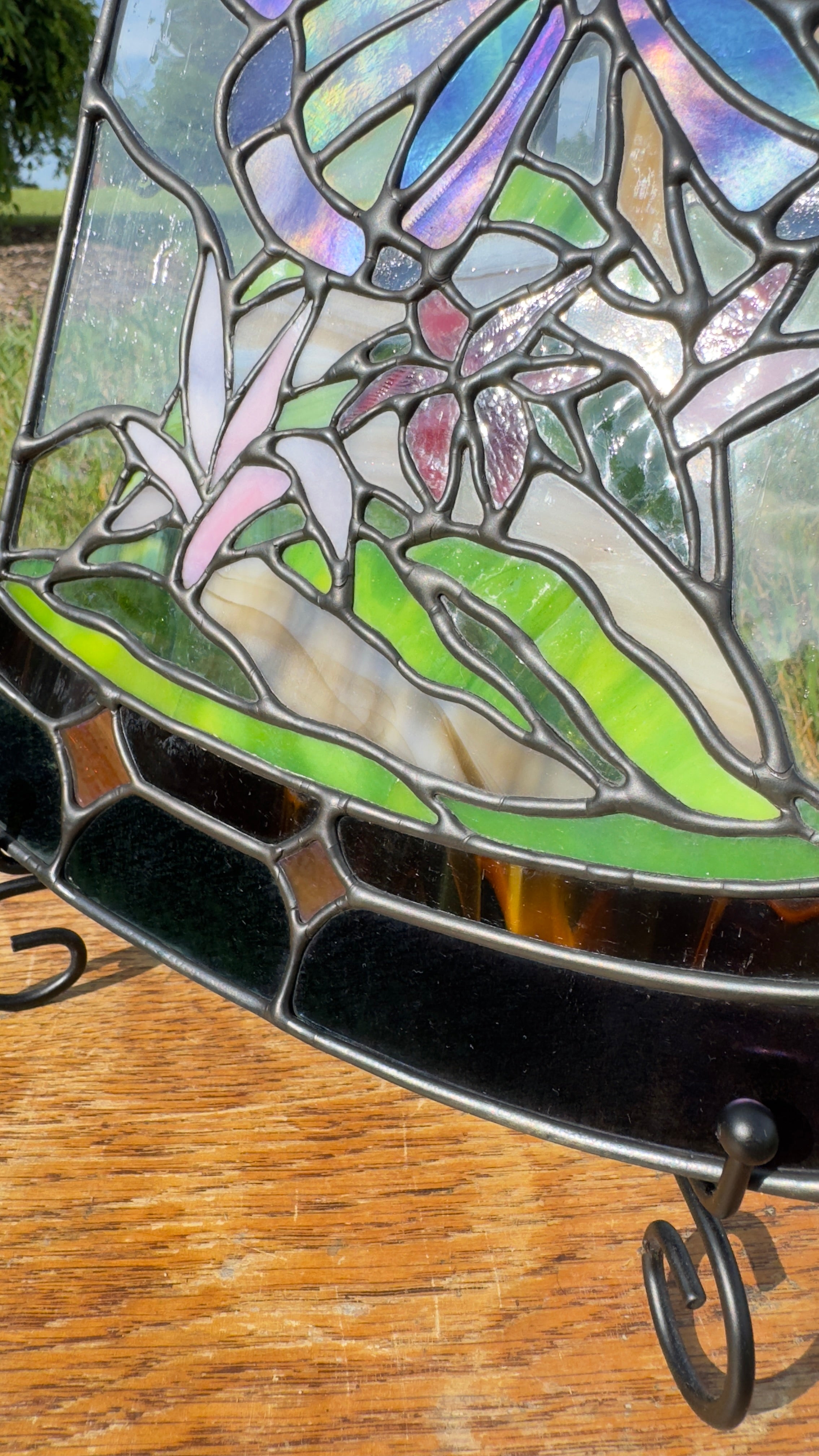 Blue Butterfly in Glass Dome